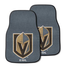 NHL - Vegas Golden Knights 2-pc Carpeted Car Mats 17"x27"