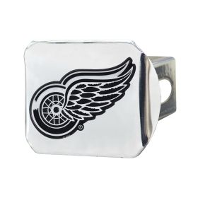 NHL - Detroit Red Wings Chrome Hitch Cover 4 1/2"x3 3/8"