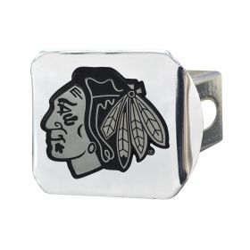 NHL - Chicago Blackhawks Chrome Hitch Cover 4 1/2"x3 3/8"