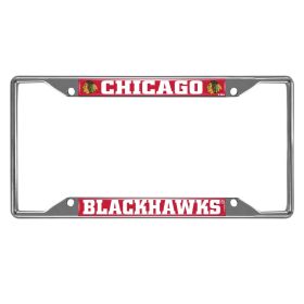 NHL - Chicago Blackhawks License Plate Frame 6.25"x12.25"