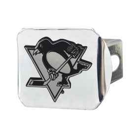 NHL - Pittsburgh Penguins Chrome Hitch Cover 4 1/2"x3 3/8"