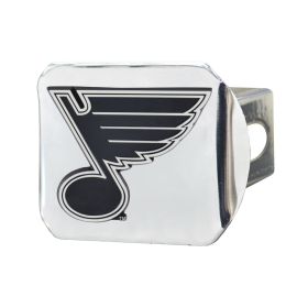 NHL - St. Louis Blues Chrome Hitch Cover 4 1/2"x3 3/8"