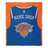 [Personalization Only] OFFICIAL NBA Jersey Silk Touch Throw Blanket - Knicks