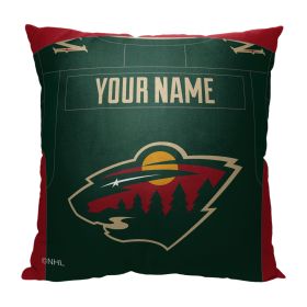 [Personalization Only] OFFICIAL NHL Jersey Personalized Pillow - Wild