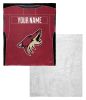 [Personalization Only] OFFICIAL NHL Jersey Personalized Silk Touch Sherpa Throw Blanket - Coyotes