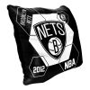 Nets OFFICIAL NBA "Connector" Double Sided Velvet Pillow; 16" x 16"