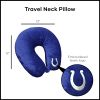 NFL Indianapolis Colts Applique Neck Pillow 12x13 Inches