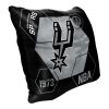 Spurs OFFICIAL NBA "Connector" Double Sided Velvet Pillow; 16" x 16"