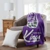 Sac Kings OFFICIAL NBA "Signature" Raschel Throw Blanket; 50" x 60"