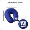 NFL New York Giants Applique Neck Pillow 12x13 Inches