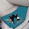 NHL - San Jose Sharks 2-pc Printed Carpet Car Mats 17"x27"