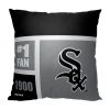 [Personalization Only] OFFICIAL MLB Colorblock Personalized Pillow - Chicago White Sox