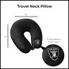 NFL Las Vegas Raiders Applique Neck Pillow 12x13 Inches