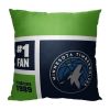 [Personalization Only] OFFICIAL NBA Colorblock Personalized Pillow - Minnesota Timberwolves
