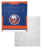[Personalization Only] OFFICIAL NHL Jersey Personalized Silk Touch Sherpa Throw Blanket - Islanders