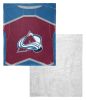 [Personalization Only] OFFICIAL NHL Jersey Personalized Silk Touch Sherpa Throw Blanket - Avalanche