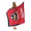 [Personalization Only] OFFICIAL NHL Jersey Silk Touch Throw Blanket - FL Panthers