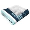 [Personalization Only] OFFICIAL NHL Colorblock Personalized Silk Touch Sherpa Throw Blanket - Seattle Kraken