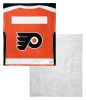 [Personalization Only] OFFICIAL NHL Jersey Personalized Silk Touch Sherpa Throw Blanket - Flyers