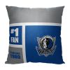 [Personalization Only] OFFICIAL NBA Colorblock Personalized Pillow - Dallas Mavericks