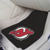 NHL - New Jersey Devils 2-pc Printed Carpet Car Mats 17"x27"