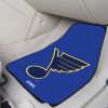 NHL - St. Louis Blues 2-pc Printed Carpet Car Mats 17"x27"