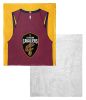 [Personalization Only] OFFICIAL NBA Jersey Silk Touch Sherpa Throw Blanket - Cavaliers