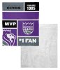[Personalization Only] OFFICIAL NBA Colorblock Silk Touch Sherpa Throw Blanket - Sacramento Kings
