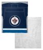 [Personalization Only] OFFICIAL NHL Jersey Personalized Silk Touch Sherpa Throw Blanket - Winnipeg Jets