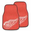 NHL - Detroit Red Wings 2-pc Printed Carpet Car Mats 17"x27"